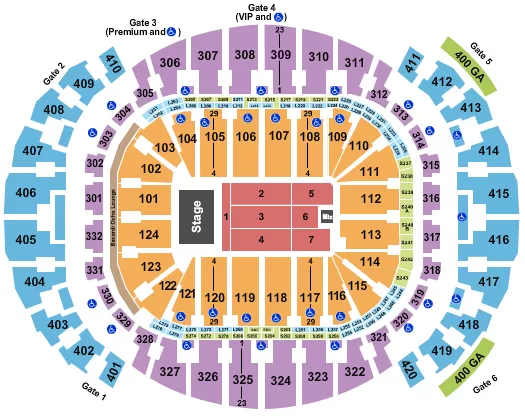 Kaseya Center Seating Chart